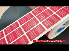 12*23.5-9.5mm 1.5mil केबल लेबल ग्रीन मैट पारदर्शी जल प्रतिरोधी विनाइल केबल लेबल