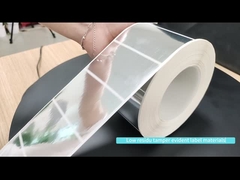 लाल 56um 1mil मैट गैर हस्तांतरण छेड़छाड़ सबूत लेबल के लिए VOID